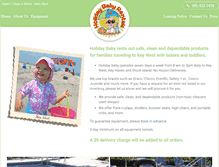 Tablet Screenshot of holidaybabykw.com